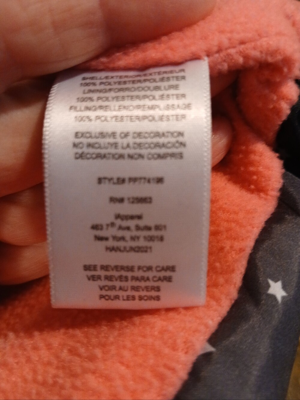 Pink Platinum Girls Puffer Jacket, With Attached Hood. Size 2T. - Picture 10 of 10